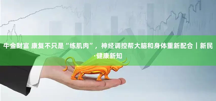 牛金财富 康复不只是“练肌肉”，神经调控帮大脑和身体重新配合｜新民·健康新知